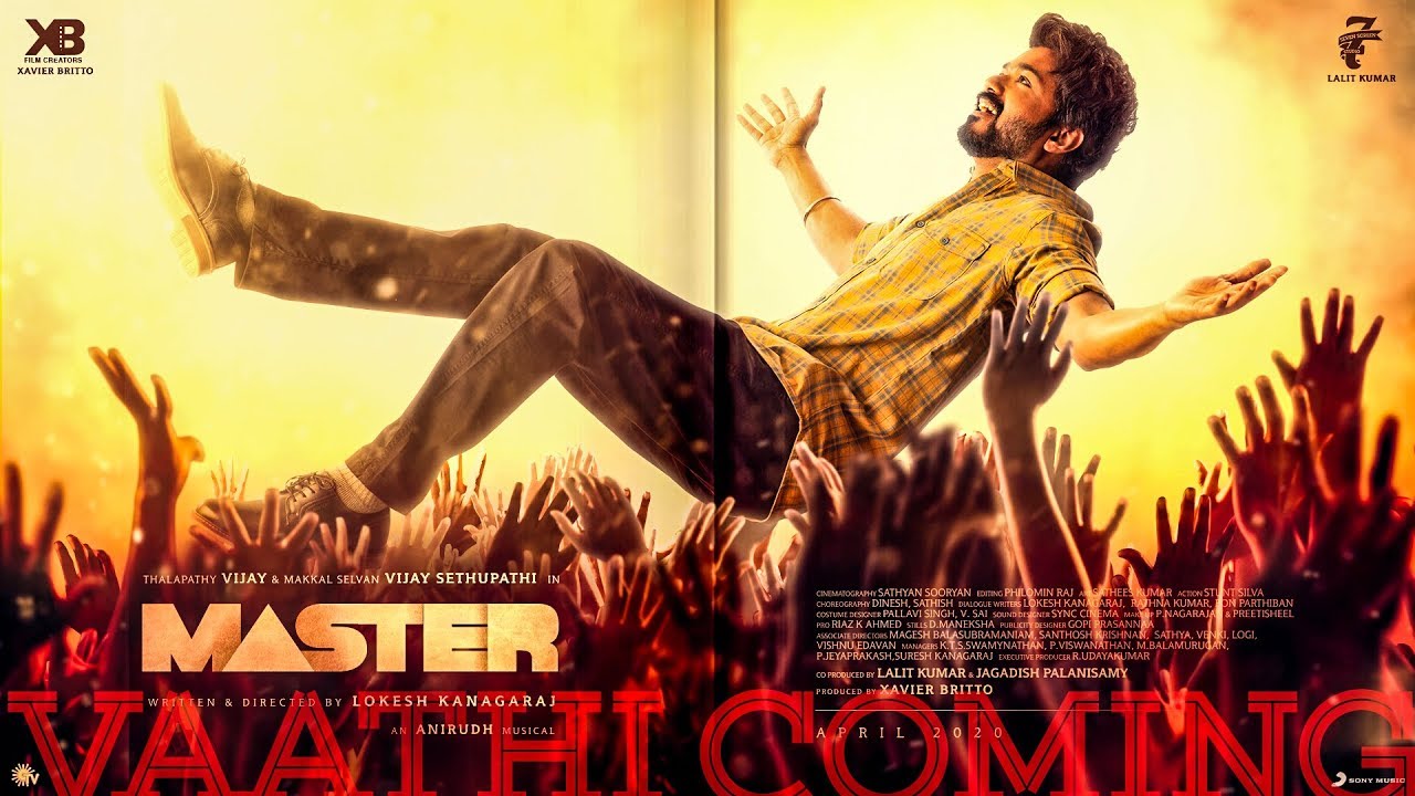 Vaathi Coming Song Poster